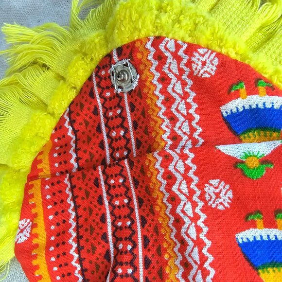 Vintage Cannon Merry Mushroom Kitchen Hand Towel Yellow - Picture 12 of 14